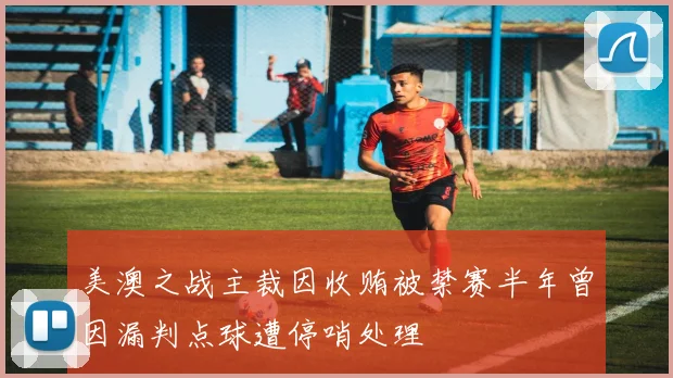 美澳之战主裁因收贿被禁赛半年曾因漏判点球遭停哨处理